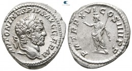 Caracalla AD 198-217. Struck AD 213. Rome. Denarius AR