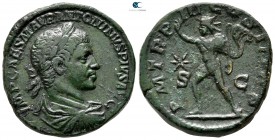 Elagabalus AD 218-222. Rome. Sestertius Æ