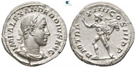 Severus Alexander AD 222-235. Struck AD 235. Rome. Denarius AR