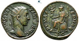 Severus Alexander AD 222-235. Struck AD 222-231. Rome. Dupondius Æ
