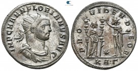 Florianus AD 276. Serdica. Antoninianus Æ silvered