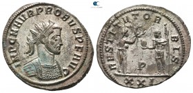 Probus AD 276-282. Siscia. Antoninianus Æ silvered