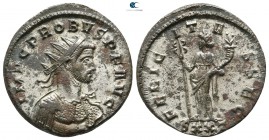 Probus AD 276-282. Struck AD 276. Ticinum. Antoninianus Æ silvered
