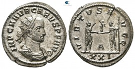 Carus AD 282-283. Siscia. Antoninianus Æ silvered