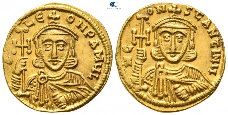 Constantine V Copronymus AD 741-775. Struck AD 741-751. Constantinople
Solidus ...