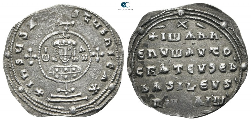 John I Tzimisces AD 969-976. Constantinople
Miliaresion AR

23 mm., 2,04 g.
...