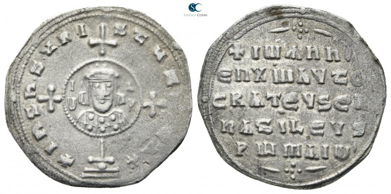 John I Tzimisces AD 969-976. Constantinople
Miliaresion AR

22 mm., 2,44 g.
...