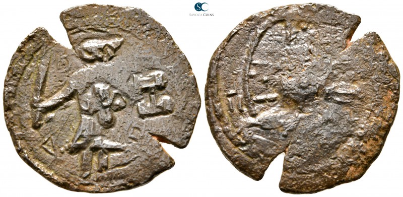 Baldwin II AD 1100-1118. Edessa
Follis Æ

22 mm., 3,20 g.

Armored figure o...