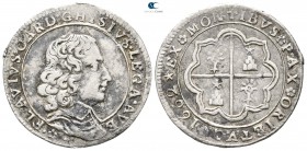 Italy. Papal states. Avignon. Alexander VII AD 1655-1667. Luigino 1662 AR