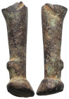 Weight 18,05 gr - Diameter 39 mm. Ancient Roman Bronze cattle foreleg. Century ?