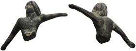 Weight 27,30 gr - Diameter 58 mm. Ancient Bronze Figure.