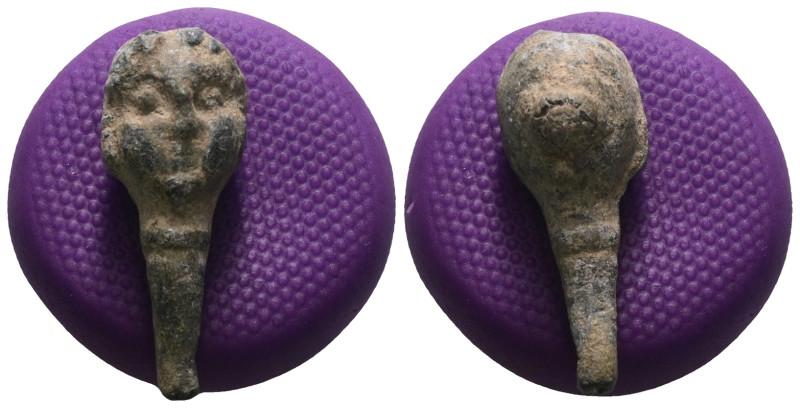 Weight 7,00 gr - Diameter 23 mm. Ancient Bronze Figure.