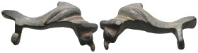 Weight 9,73 gr - Diameter 35 mm. Greek Bronze Dolphin fibula ( figure)