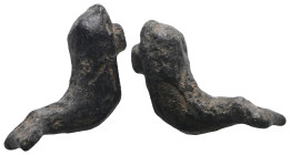 Weight 5,29 gr - Diameter 23 mm. Ancient Bronze Figurine.