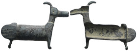 Weight 5,39 gr - Diameter 39 mm. Ancient Bronze Medieval figurine.