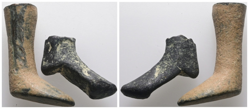 2 pieces, sold as seen. Ancient Bronze. No Return