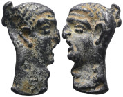 Weight 13,58 gr - Diameter 33 mm. figure made of lead casting. Century 1-3.