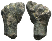 Weight 32,48 gr - Diameter 34 mm. Ancient Bronze Figurine