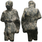 Weight 52,33 gr - Diameter 51 mm. Ancient Bronze Figure.