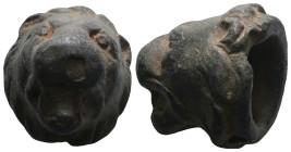 Weight 25,30 gr - Diameter 22 mm. Ancient Bronze Figure