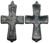 Weight 8,99 gr - Diameter 43 mm. BYZANTINE EMPIRE.Cross.(8th-10th century).Ae. Sold as seen.