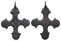 Weight 2,20 gr - Diameter 28 mm. BYZANTINE EMPIRE.Cross.(8th-10th century).Ae. Sold as seen.