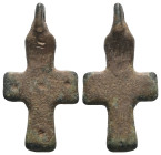Weight 2,07 gr - Diameter 22 mm. BYZANTINE EMPIRE.Cross.(8th-10th century).Ae. Sold as seen.