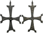 Weight 19,81 gr - Diameter 80 mm. BYZANTINE EMPIRE.Cross.(8th-10th century).Ae. Sold as seen.