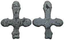 Weight 2,79 gr - Diameter 29 mm. BYZANTINE EMPIRE.Cross.(8th-10th century).Ae. Sold as seen.