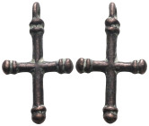 Weight 6,38 gr - Diameter 38 mm. BYZANTINE EMPIRE.Cross.(8th-10th century).Ae. Sold as seen.