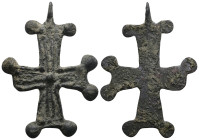 Weight 7,16 gr - Diameter 49 mm. BYZANTINE EMPIRE.Cross.(8th-10th century).Ae. Sold as seen.