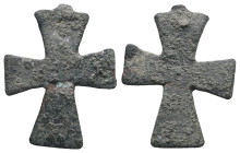 Weight 1,97 gr - Diameter 24 mm. BYZANTINE EMPIRE.Cross.(8th-10th century).Ae. Sold as seen.