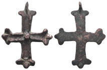 Weight 4,17 gr - Diameter 34 mm. BYZANTINE EMPIRE.Cross.(8th-10th century).Ae. Sold as seen.