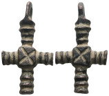 Weight 5,55 gr - Diameter 28 mm. BYZANTINE EMPIRE.Cross.(8th-10th century).Ae. Sold as seen.