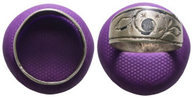 Weight 3,25 gr - Diameter 21 mm. Ancient Islamic Silver Ring