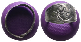 Weight 3,05 gr - Diameter 21 mm. Ancient Silver Ring.