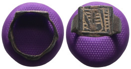 Weight 3,68 gr - Diameter 19 mm. Ancient Bronze Ring.