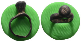 Weight 7,32 gr - Diameter 30 mm. Ancient Bronze Ring.