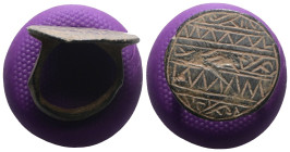 Weight 5,05 gr - Diameter 15 mm. Ancient Bronze Ring.