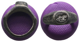 Weight 5,37 gr - Diameter 20 mm. Ancient Bronze Ring.