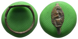 Weight 1,47 gr - Diameter 17 mm. Ancient Bronze Ring.