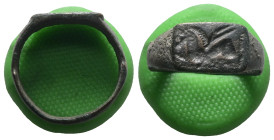 Weight 4,84 gr - Diameter 22 mm. Ancient Bronze Ring.