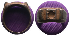 Weight 8,42 gr - Diameter 22 mm. Ancient Bronze Ring.