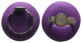 Weight 1,49 gr - Diameter 15 mm. Ancient Bronze Ring.