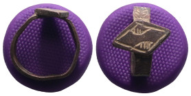 Weight 3,53 gr - Diameter 18 mm. Ancient Bronze Ring.