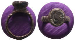 Weight 8,07 gr - Diameter 29 mm. Ancient Bronze Ring.