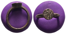 Weight 2,77 gr - Diameter 21 mm. Ancient Bronze Ring.