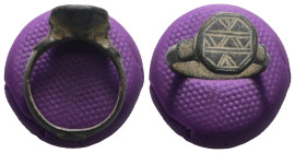 Weight 3,37 gr - Diameter 20 mm. Ancient Bronze Ring.