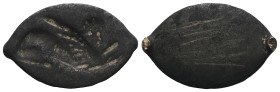 Weight 1,42 gr - Diameter 19 mm. Roman Bronze ring head. 1st- 4th Century CE.