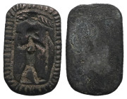 Weight 0,88 gr - Diameter 11 mm. Roman Bronze ring head. 1st- 4th Century CE.
